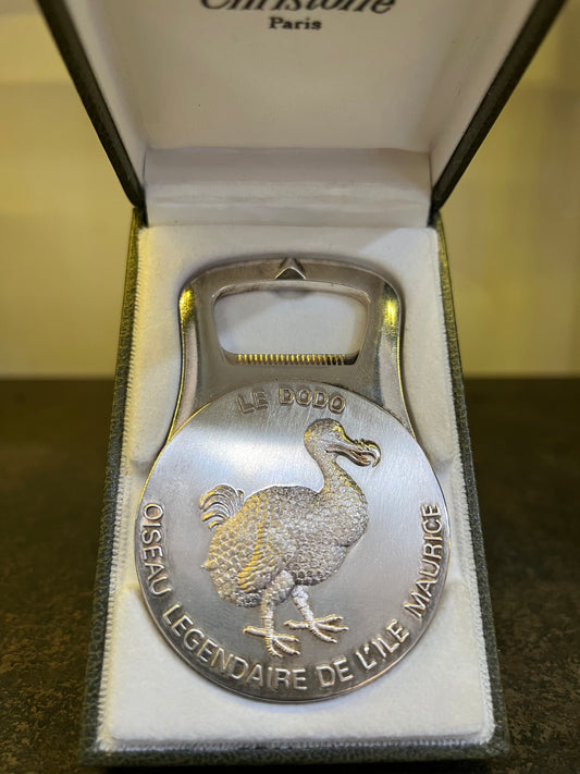 Rare Vintage Christofle 'Le Dodo' Silver Plate Bottle Opener - Guzzl