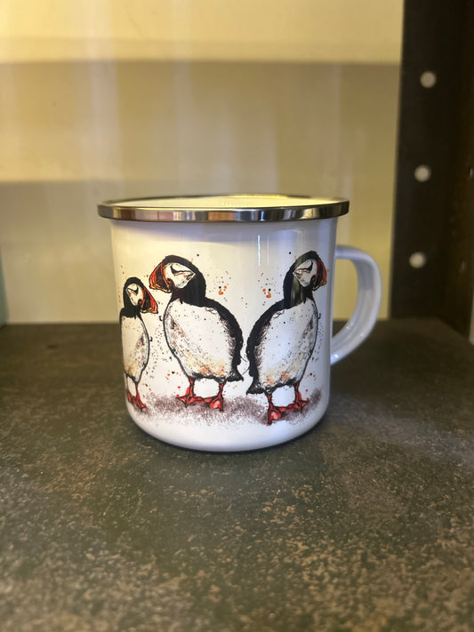 Dolly Hotdogs Enamel Cup