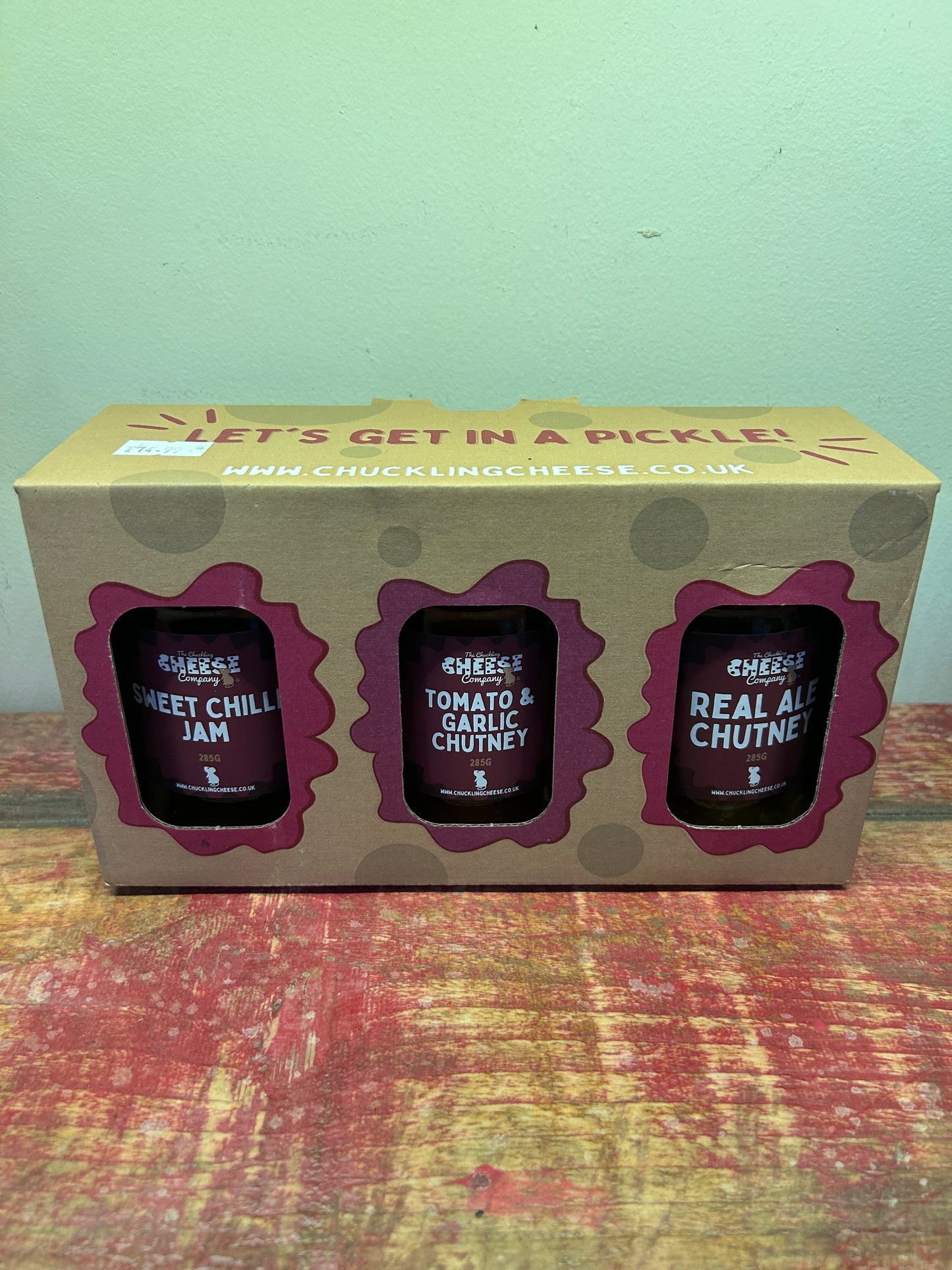 Chuckling Cheese Chutney & Chilli Jam gift set