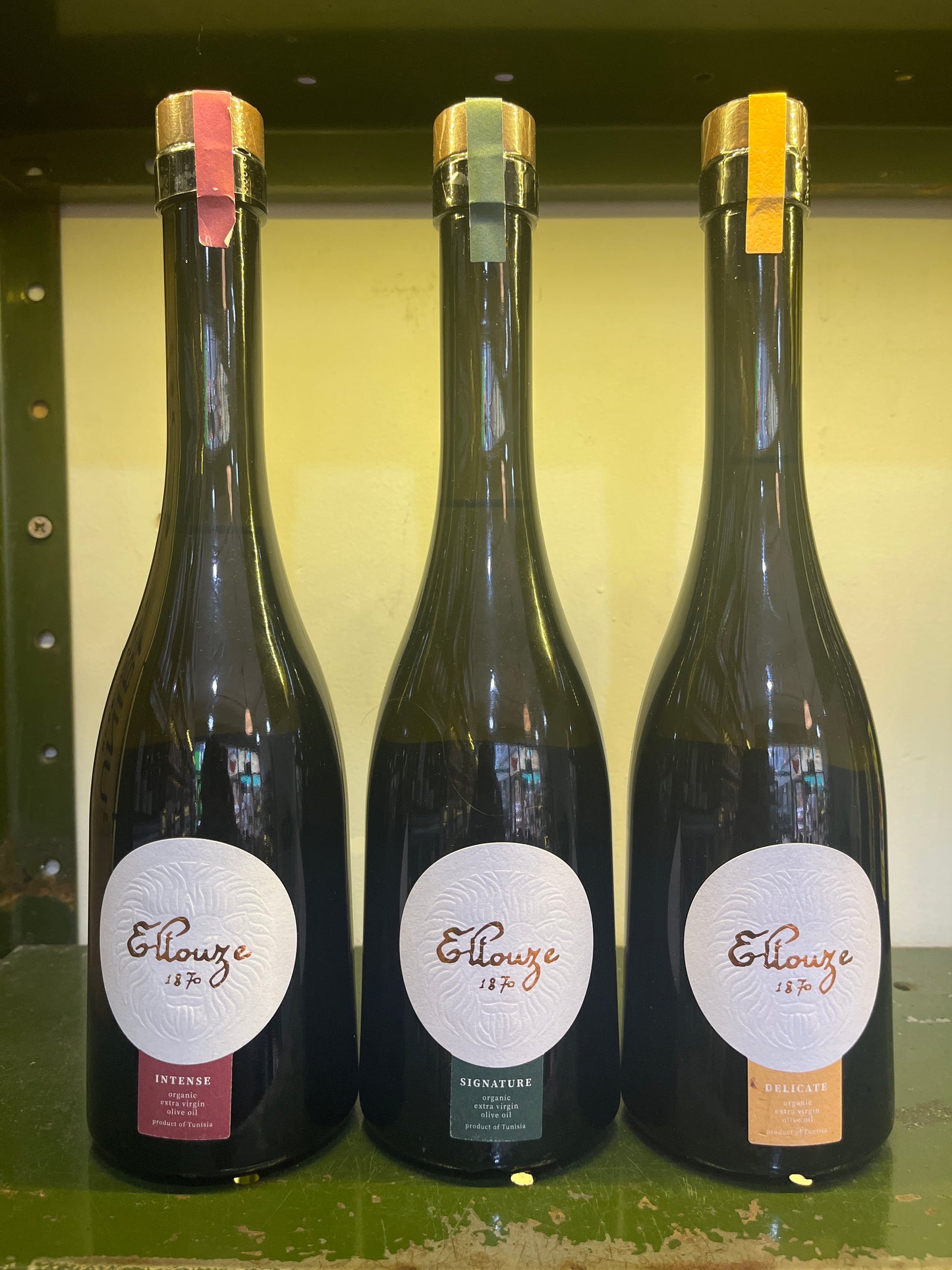 Ellouze1870 – Olive Oil Tasting Collection 1 Signature / 1 Intense / 1 Delicate – (3x500ml) – Gift Box - Guzzl