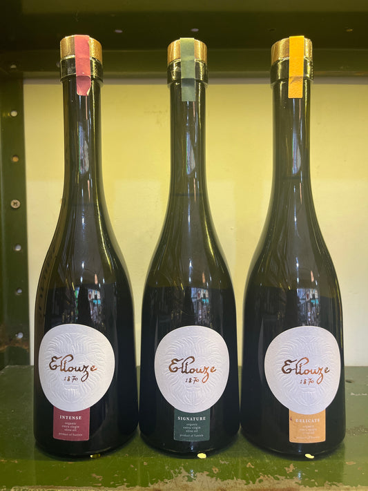 Ellouze1870 – Olive Oil Tasting Collection 1 Signature / 1 Intense / 1 Delicate – (3x500ml) – Gift Box - Guzzl