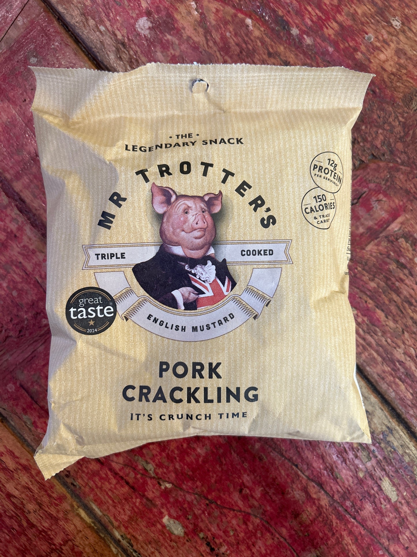 Mr Trotter's Pork Crackling English Mustard 50g - Guzzl
