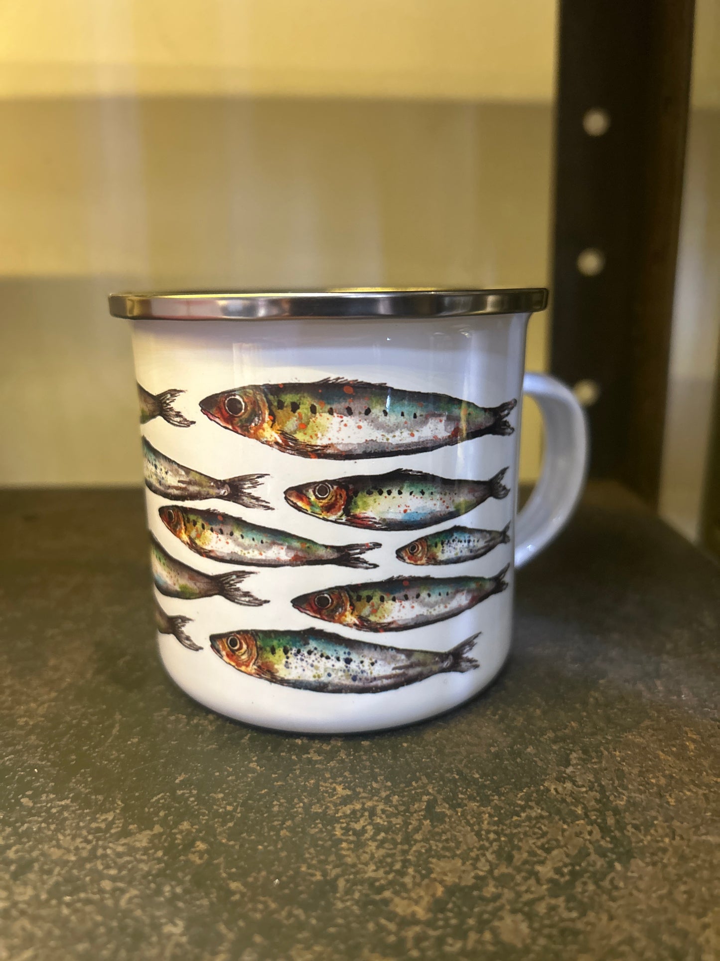 Dolly Hotdogs Enamel Cup