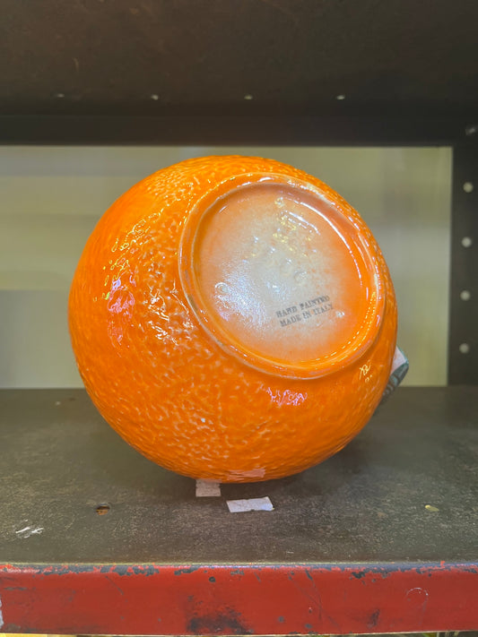 Vintage Hand painted Italian “Orange” Jug - Guzzl