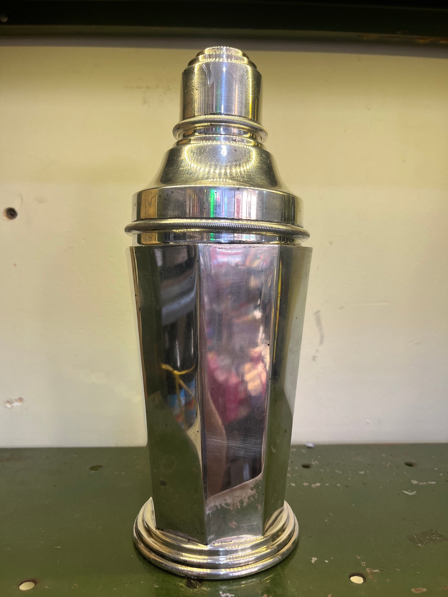 Vintage Silver Plate Cocktail Shaker with Internal Juicer - Guzzl