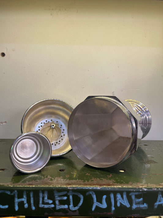 Vintage Silver Plate Cocktail Shaker with Internal Juicer - Guzzl