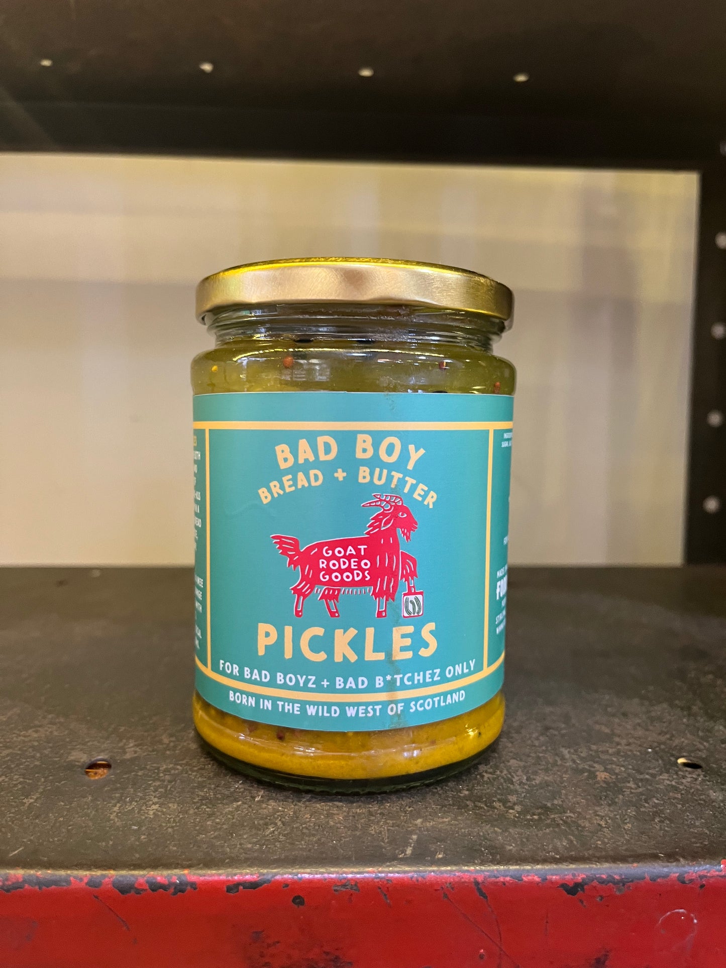 Goat Rodeo Goods Bad Boy Bread and Butter Pickles 500g - Guzzl