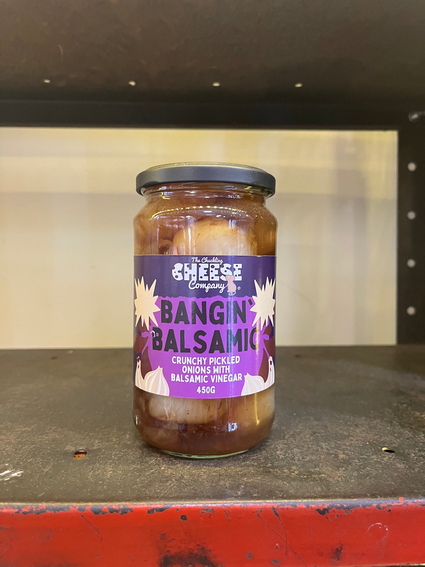 Chuckling Cheese Bangin Balsamic Pickled Onions 450g - Guzzl