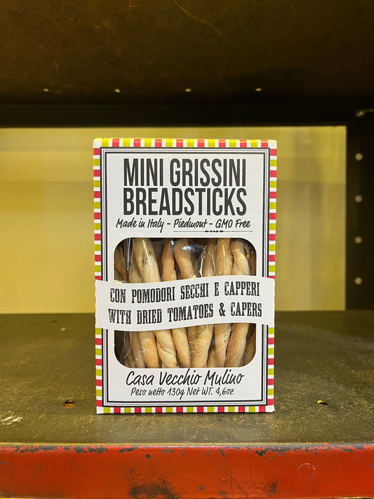 Casa Vecchio Mulino – Mini Grissini with Tomatoes & Capers - Guzzl