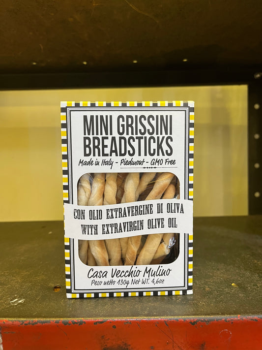Casa Vecchio Mulino – Mini Grissini with Olive Oil – 130g - Guzzl