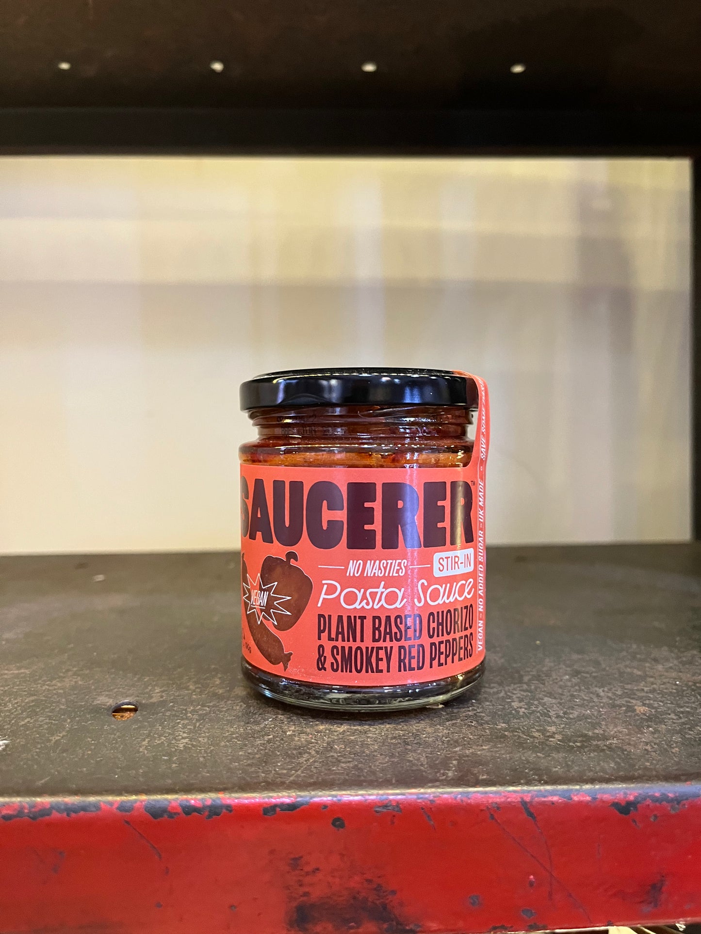 Saucerer Plant Based Chorizo & Smokey Peppers 190g - Guzzl