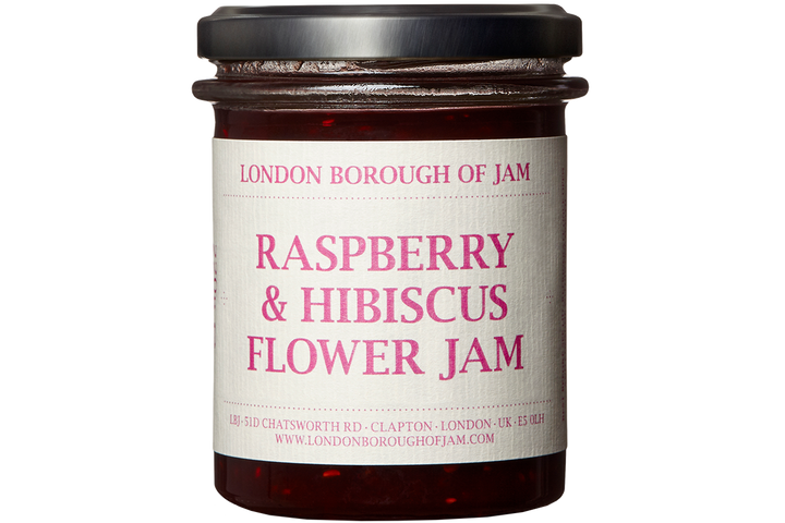 London Borough of Jam - Raspberry & Hibiscus Flower - Guzzl