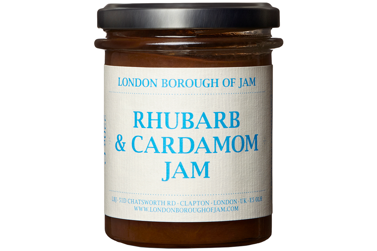 London Borough of Jam - Rhubarb & Cardamom - Guzzl