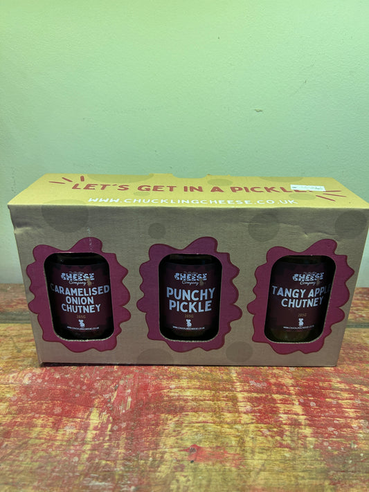 Chuckling Cheese Chutney & Pickle gift set