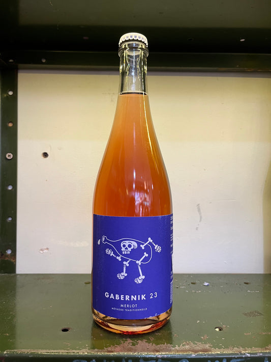 Gabernik 23 Merlot traditional method sparkling 2018 11%