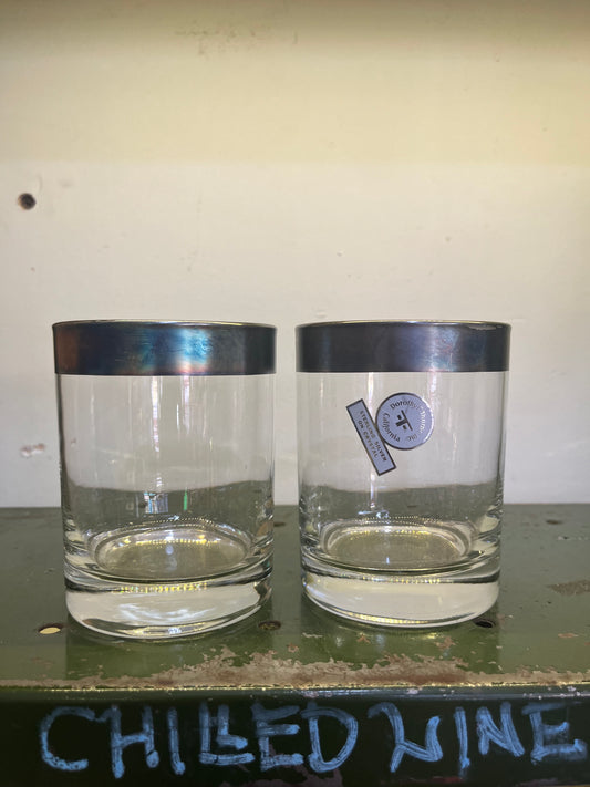 Vintage Dorothy Thorpe Crystal Glasses