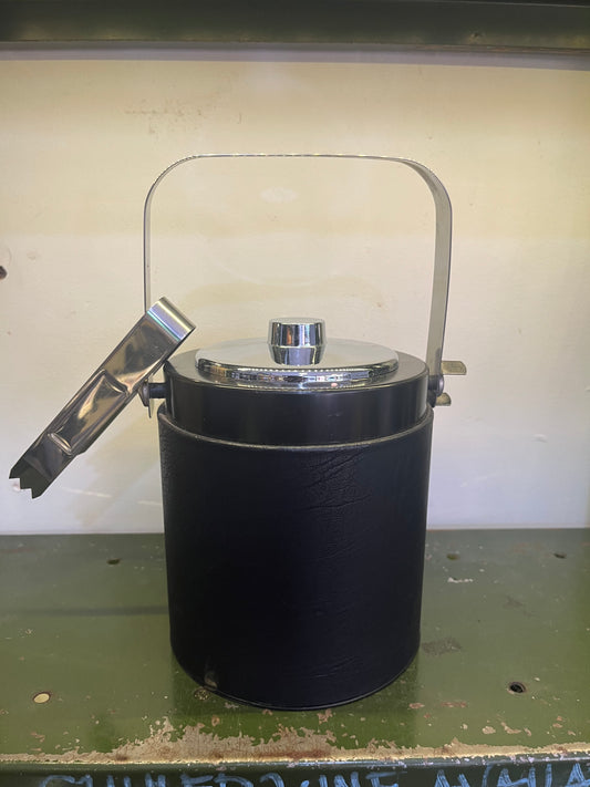 Vintage 1960’s Freddotherm Ice Bucket with Tongs