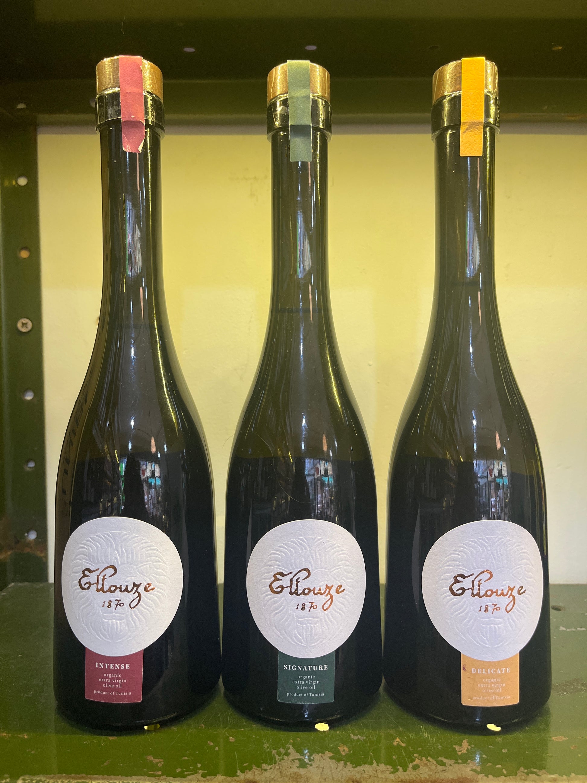 Ellouze1870 – Olive Oil Tasting Collection 1 Signature / 1 Intense / 1 Delicate – (3x500ml) – Gift Box - Guzzl