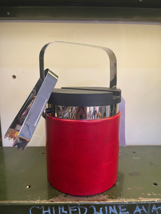 Vintage Freddotherm Ice Bucket and Tongs
