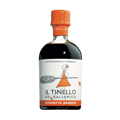 Il Tinello Balsamic Vinegar of Modena IGP Orange Label Medium Acidity - 250ml - Guzzl