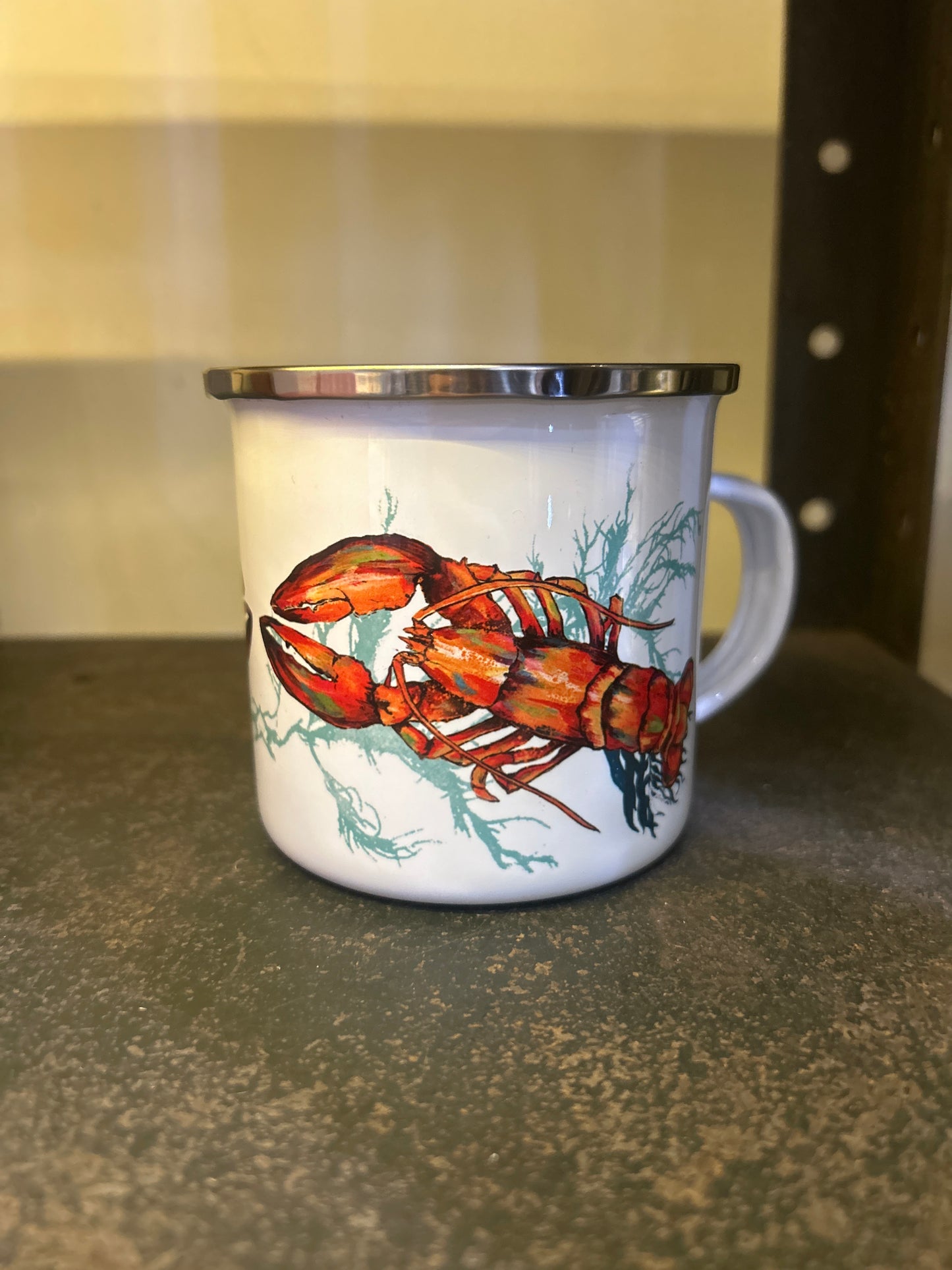 Dolly Hotdogs Enamel Cup