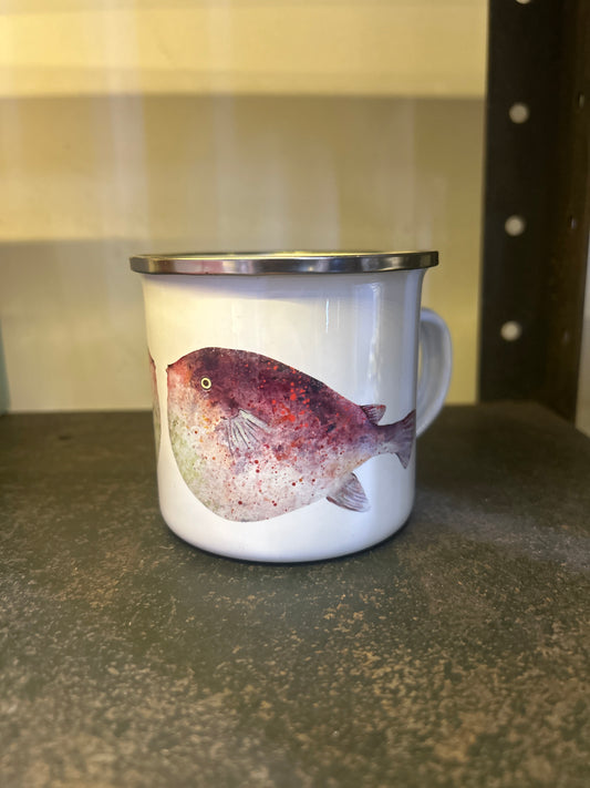 Dolly Hotdogs Enamel Cup