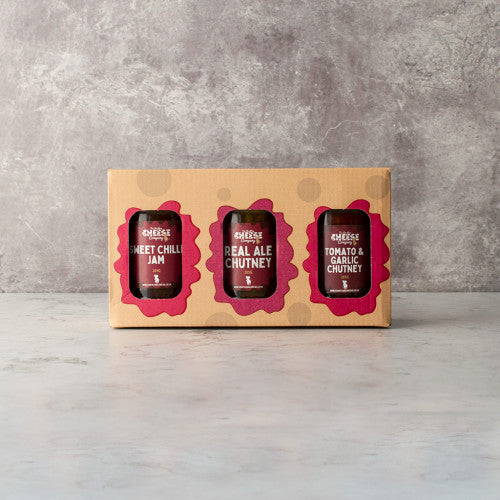 Chuckling Cheese Chutney & Chilli Jam gift set