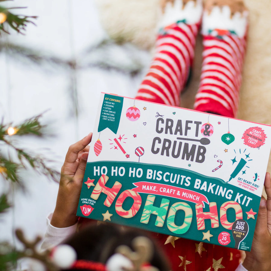 Craft & Crumble HO HO HO Biscuit Bake & Craft Kit