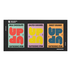 UP UP Trio Gift Box - Milk Chocolate Bars