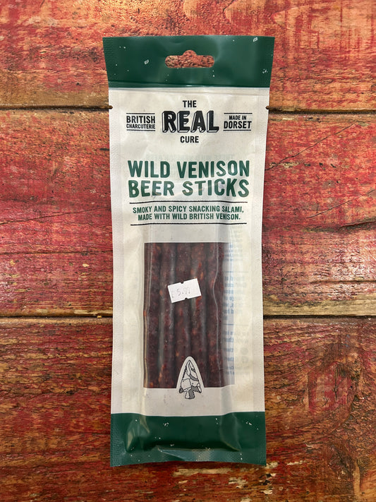 Real Cure Venison Beer Sticks 70g