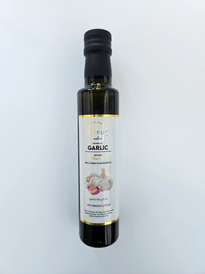 Opus Olive Oil - GARLIC olive oil 250ml - Guzzl
