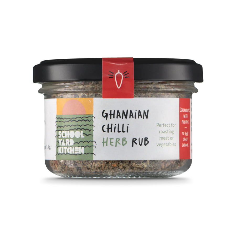 SCHOOLYARD KITCHEN
Ghanaian Chilli Herb Rub