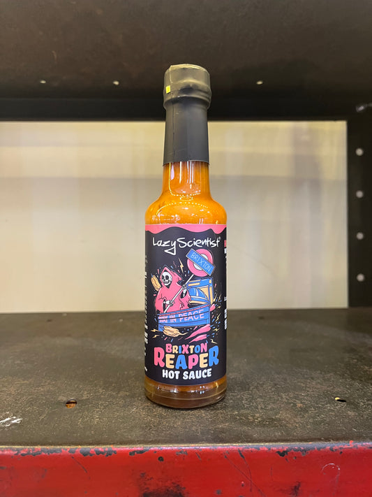 Lazy Scientist  Brixton Reaper Scotch Bonnet & Tomato Super Hot Sauce - Guzzl