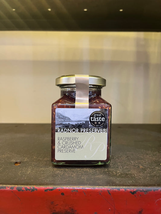 Radnor Preserves - Raspberry & Crushed Cardamom Preserve - Guzzl