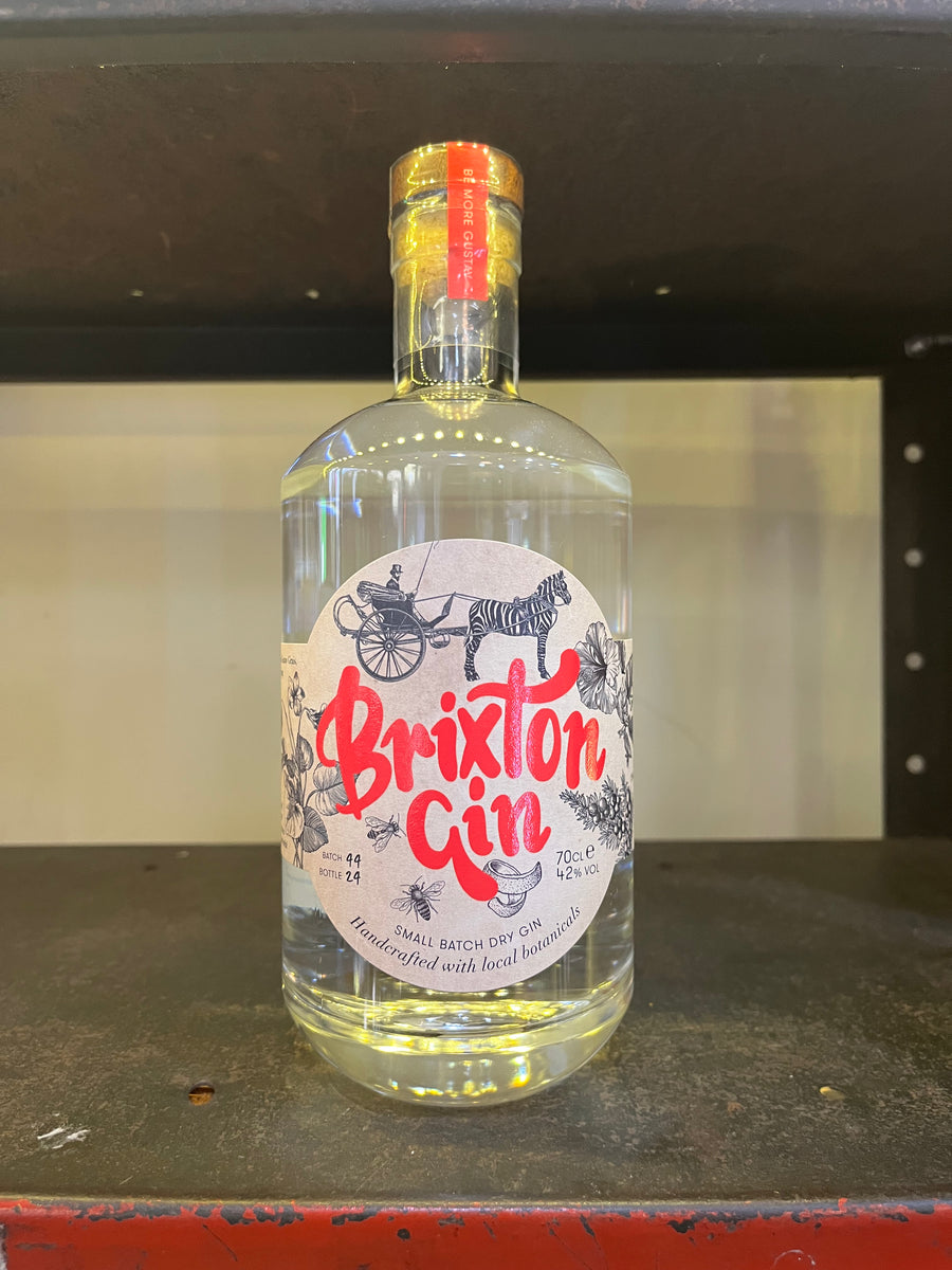 Brixton Gin with personalised message