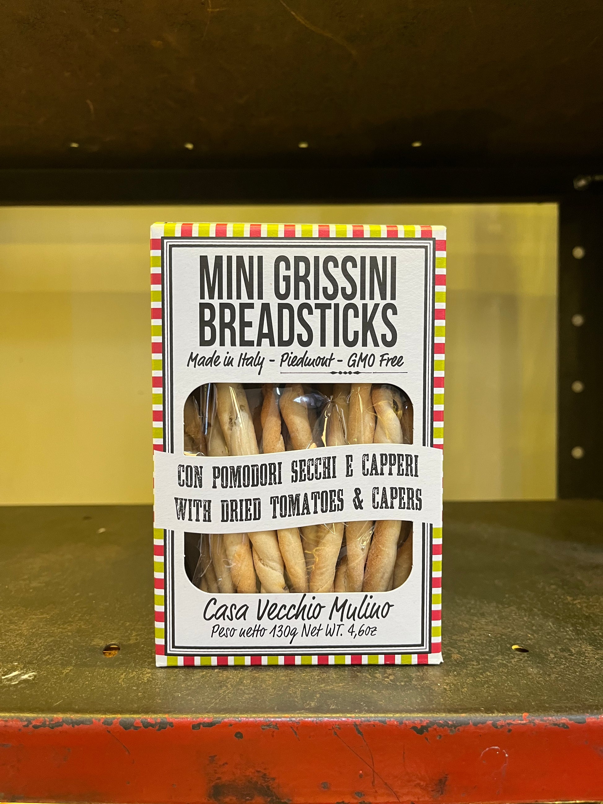 Casa Vecchio Mulino – Mini Grissini with Tomatoes & Capers - Guzzl