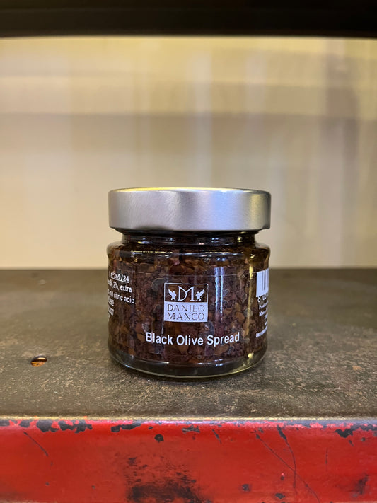 Danilo Manco Black Olive Spread - 125g - Guzzl