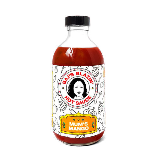 Baj's Blazin' Hot Sauce Mum's Mango - Guzzl