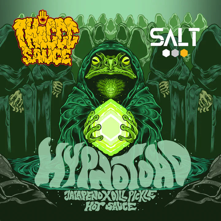 Thiccc Sauce HYPNOTOAD Jalapeno x Dill Pickle Hot Sauce (Salt Brewing Collab) - Guzzl