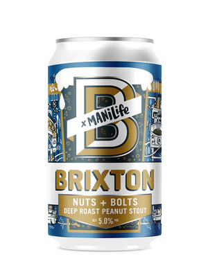Brixton Brewery NUTS + BOLTS PEANUT STOUT - Guzzl