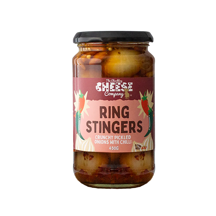 Chuckling Cheese Ring Stinger Pickled Onions 450g