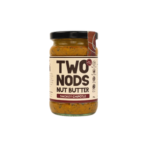 Two Nods Smokey Chipotle Peanut Butter - 280g jar - Guzzl