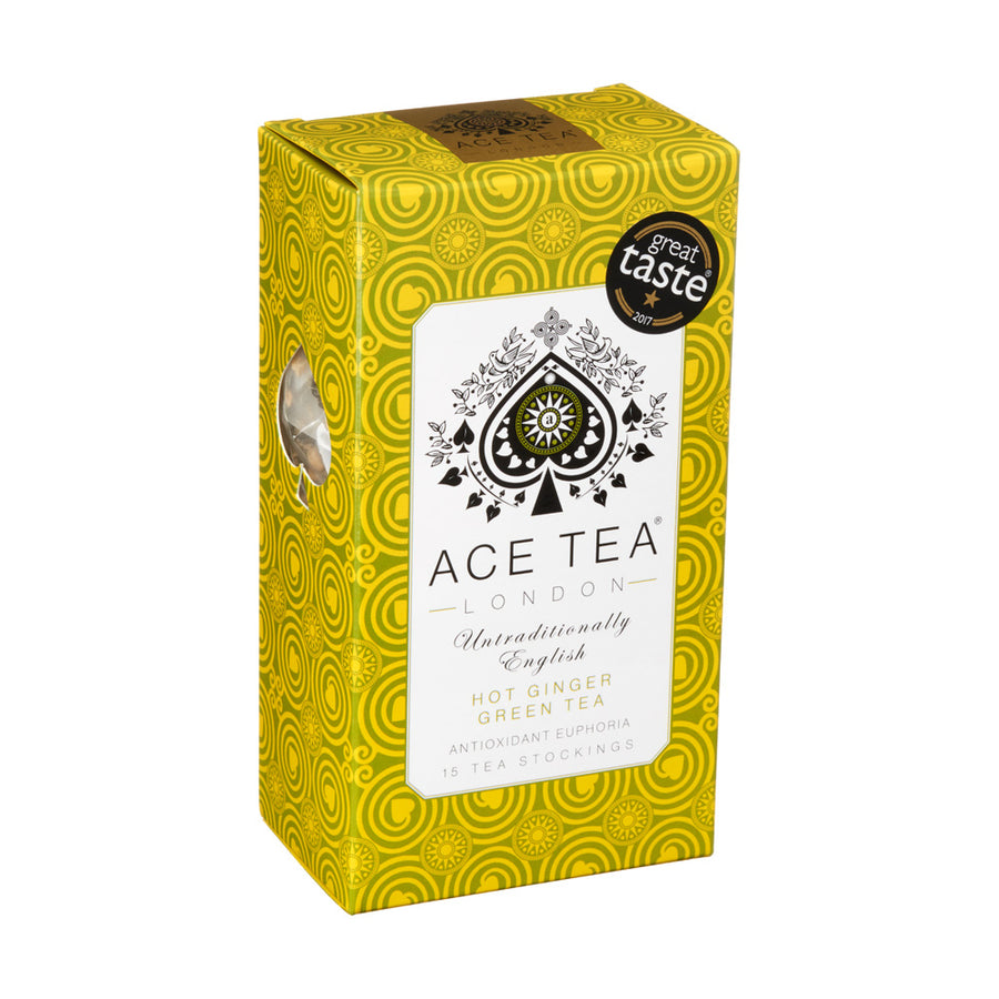 Ace Tea of London: Hot Ginger Green Tea - Guzzl