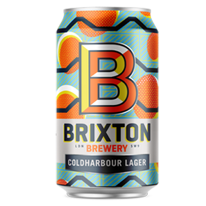 Brixton Brewery Coldharbour Lane Lager - 330ml can - Guzzl