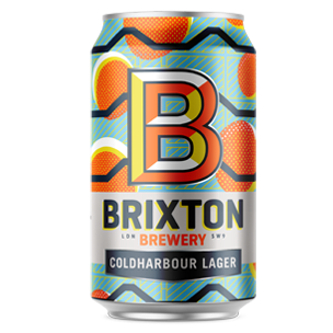 Brixton Brewery Coldharbour Lane Lager - 330ml can - Guzzl