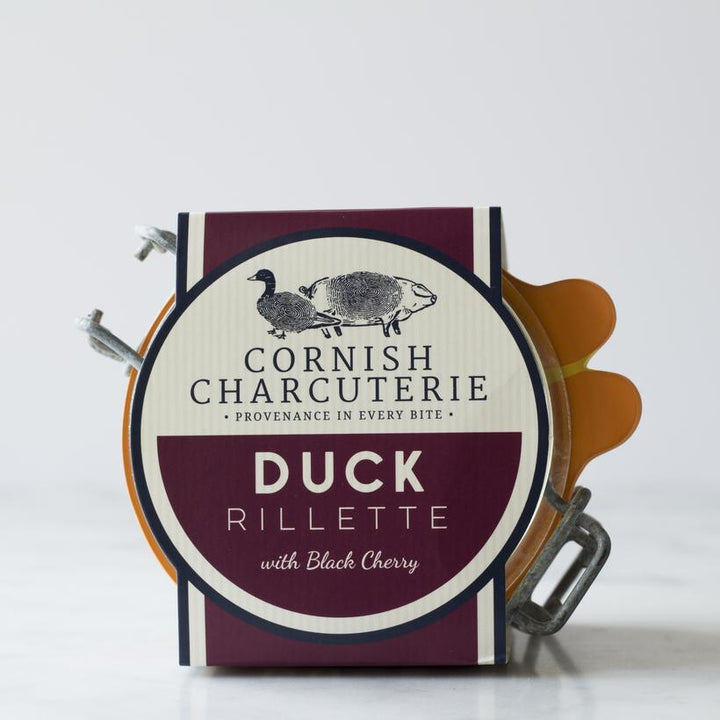 Cornish Charcuterie Duck Rillette with Black Cherry (110g) - Guzzl