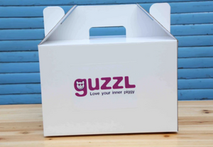 An environmentally friendly hamper box for all your goodies - Guzzl