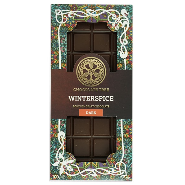 Chocolate Tree Winterspice Dark Chocolate Bar (100g) - Guzzl